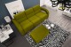  sofa ALISS+ pufa - rozkładana + pojemnik z kolekcji Laba