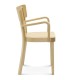 Krzesło SOLID B-9449 dąb twarde / tapicerowane z podłokietnikiem z kolekcji FAMEG