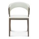 Krzesło COSY B-1404 dąb tapicerowane z podłokietnikiem z kolekcji FAMEG
