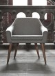 Krzesło SHELL B-1234 tapicerowane z podłokietnikami z kolekcji FAMEG