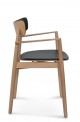 Krzesło NOPP B-1803/1  tapicerowane siedzisko+oparcie z podłokietnikami kolekcji FAMEG