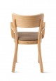 Krzesło SOLID B-9449 buk twarde / tapicerowane z podłokietnikiem z kolekcji FAMEG